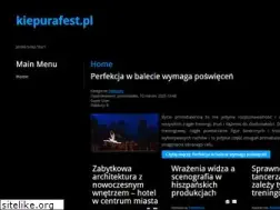 Sites similar to kiepurafest.pl