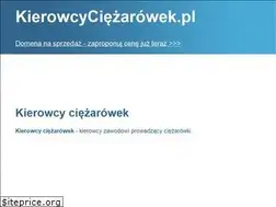 Sites similar to kierowcyciezarowek.pl