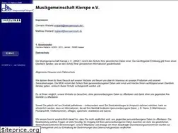 Sites similar to kierspermusik.de