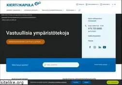 Sites similar to kiertokapula.fi