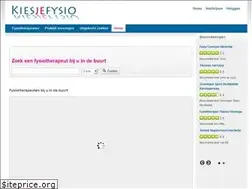 Sites similar to kiesjefysio.nl