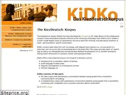 Sites similar to kiezdeutschkorpus.de