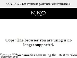 Sites similar to kikocosmetics.fr