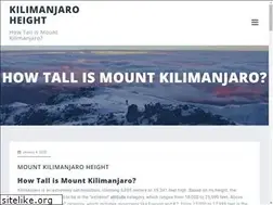 Sites similar to kilimanjaroheight.com