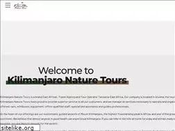 Sites similar to kilimanjaronaturetours.com