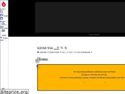 Sites similar to killbill.wikia.com