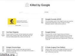 Sites similar to killedbygoogle.com