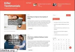 Sites similar to killertestimonials.com