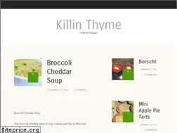 Sites similar to killinthyme.com