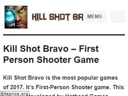 Sites similar to killshotbravo.net