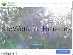 Sites similar to kilowattsforhumanity.org