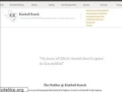 Sites similar to kimballranch.net