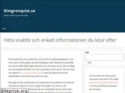 Sites similar to kimgronqvist.se