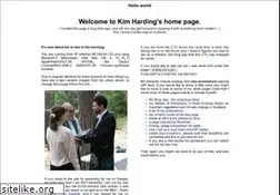 Sites similar to kimharding.net