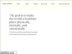 Sites similar to kimlyons.com
