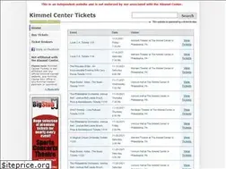 Sites similar to kimmelcentertickets.com