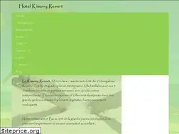 Sites similar to kimonyresort-morondava.com