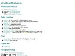 Sites similar to kimoto.github.io