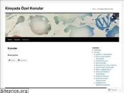 Sites similar to kimyaozelkonular.wordpress.com
