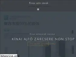 Sites similar to kinaiajtozar.hu
