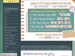 Sites similar to kinder-lernen-lesen.de