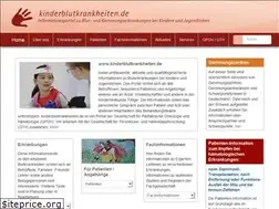 Sites similar to kinderblutkrankheiten.de