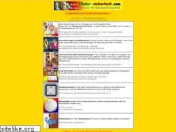 Sites similar to kindergartensicherheit.de