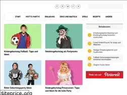 Sites similar to kindergeburtstag-themen.de