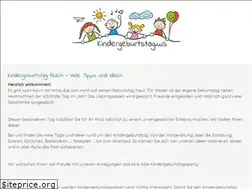 Sites similar to kindergeburtstag.ws