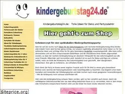 Sites similar to kindergeburtstag24.de