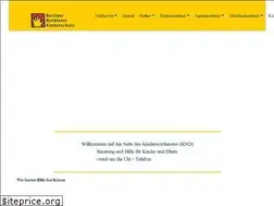 Sites similar to kindernotdienst.de