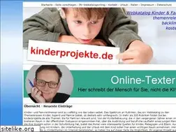 Sites similar to kinderprojekte.de
