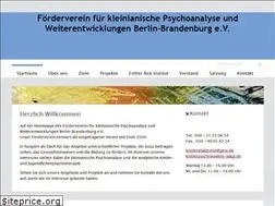 Sites similar to kinderpsychoanalyse-klein.de