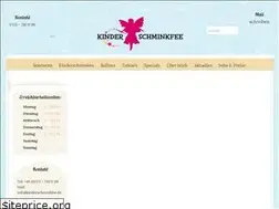 Sites similar to kinderschminkfee.de