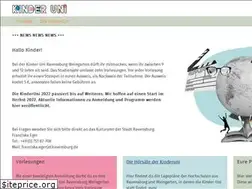 Sites similar to kinderuni-ravensburg-weingarten.de