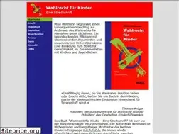 Sites similar to kinderwahlrecht.de