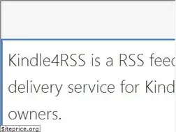Sites similar to kindle4rss.com