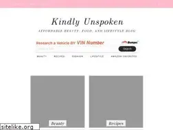 Sites similar to kindlyunspoken.com