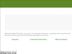 Sites similar to kindredspiritscarefarm.org