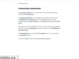 Sites similar to kinesiologiuddannelsen.dk