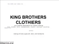 Sites similar to kingbrosclothiers.com