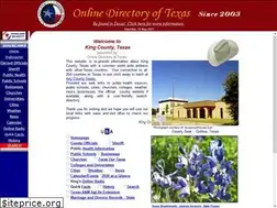 Sites similar to kingcountytexas.us