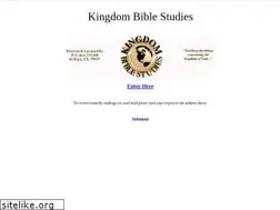 Sites similar to kingdombiblestudies.org