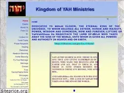 Sites similar to kingdomofyahministries.net