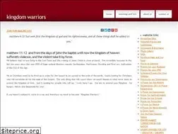 Sites similar to kingdomwarriors.org.za