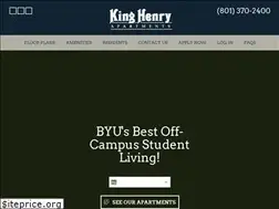 Sites similar to kinghenryapts.com