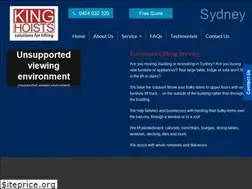 Sites similar to kinghoists.com.au