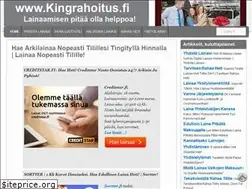 Sites similar to kingrahoitus.fi