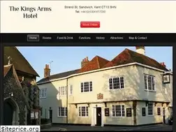 Sites similar to kingsarms-sandwich.co.uk