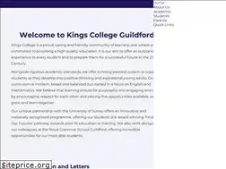 Sites similar to kingscollegeguildford.com